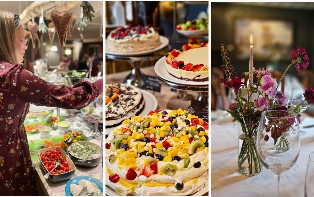 Koldtbord med stort utvalg